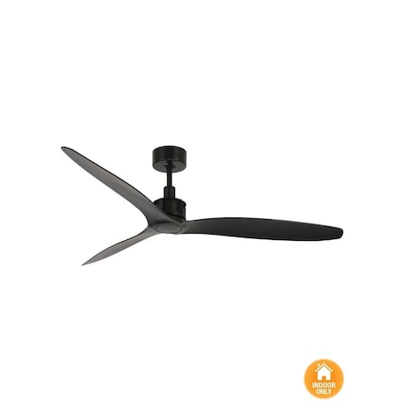 Brillo 52 in. Viceroy DC Fan, Matte Black BR2527159